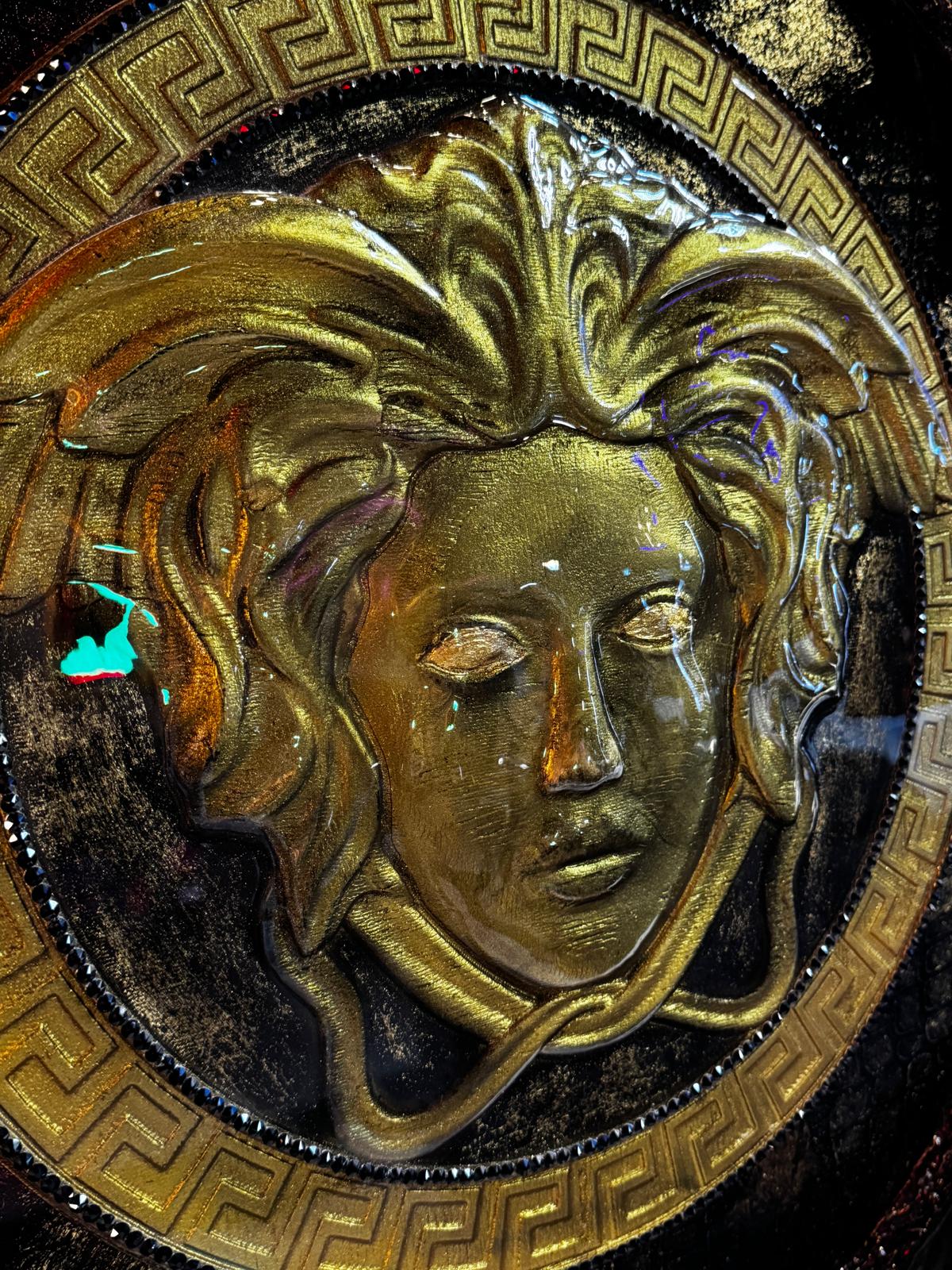 Timeless - Epoxy & Mixed-Media LED Art on Pinewood